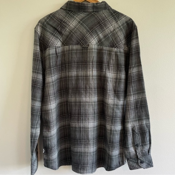 Hurley Men's Paradise City Flannel Shirt Hunter Green Size Medium - Picture 13 of 14